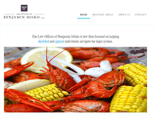 Tablet Screenshot of miskolaw.com